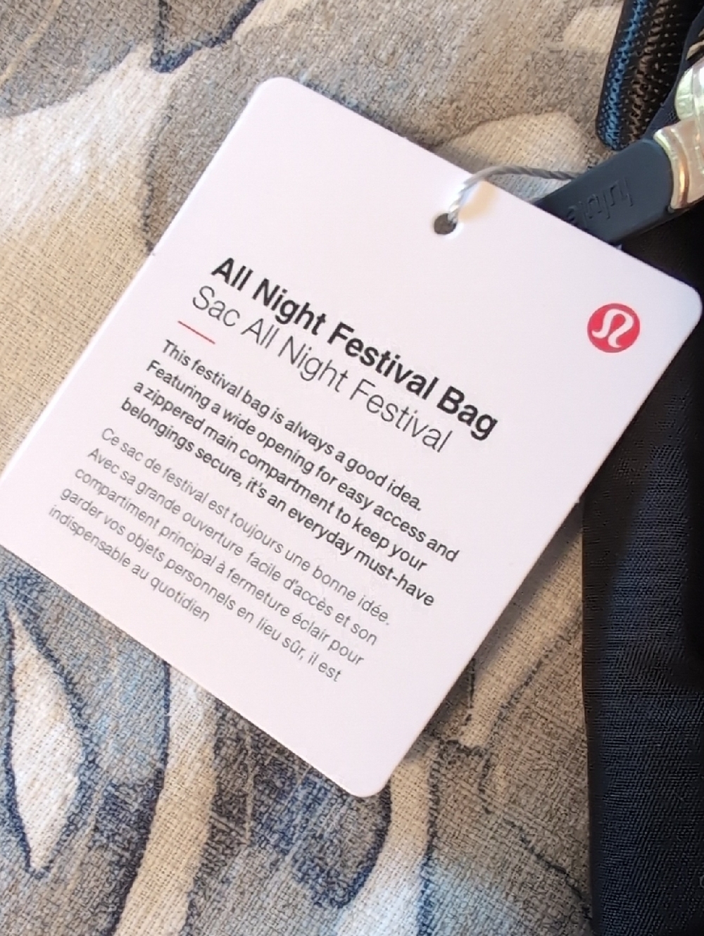 lululemon athletica Black Crescent Crossbody Festival Bag - Picture 3 of 6